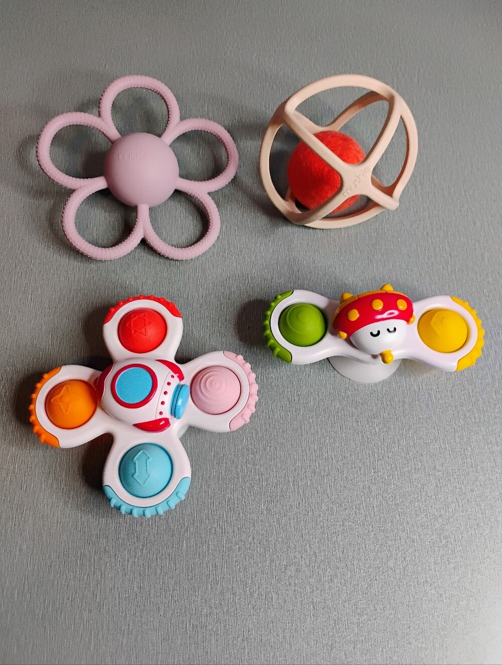 Mushie Baby Fidget Toy Lot